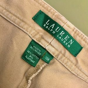18W, Lauren by Ralph Lauren women’s plus size jeans, Camel